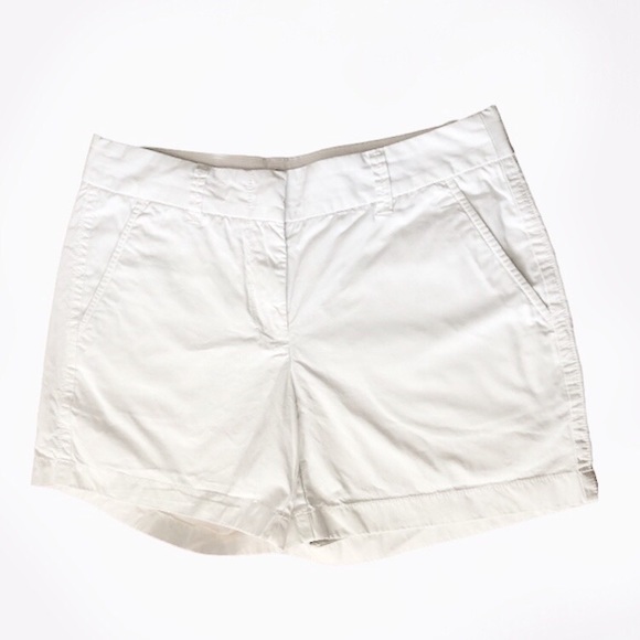 J.Crew. Chino White Women’s short Sz 4 - Picture 1 of 5
